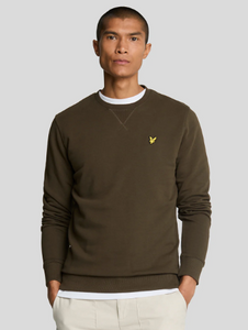 OLIVE CREW NECK SWEATSHIRT