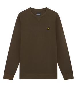 OLIVE CREW NECK SWEATSHIRT